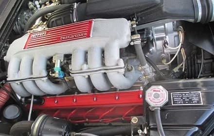 Testarossa engine details and parts