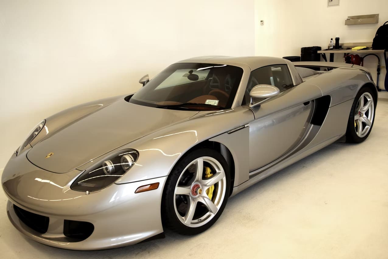 Gaston Andrey Motorsports Porsche Carrera GT in silver