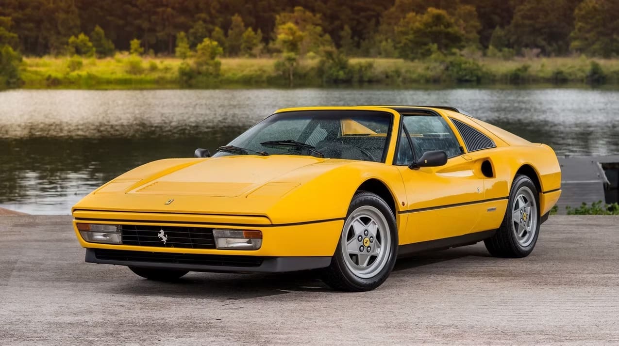 Gaston Andrey Motorsports Ferrari 328 GTS in Yellow