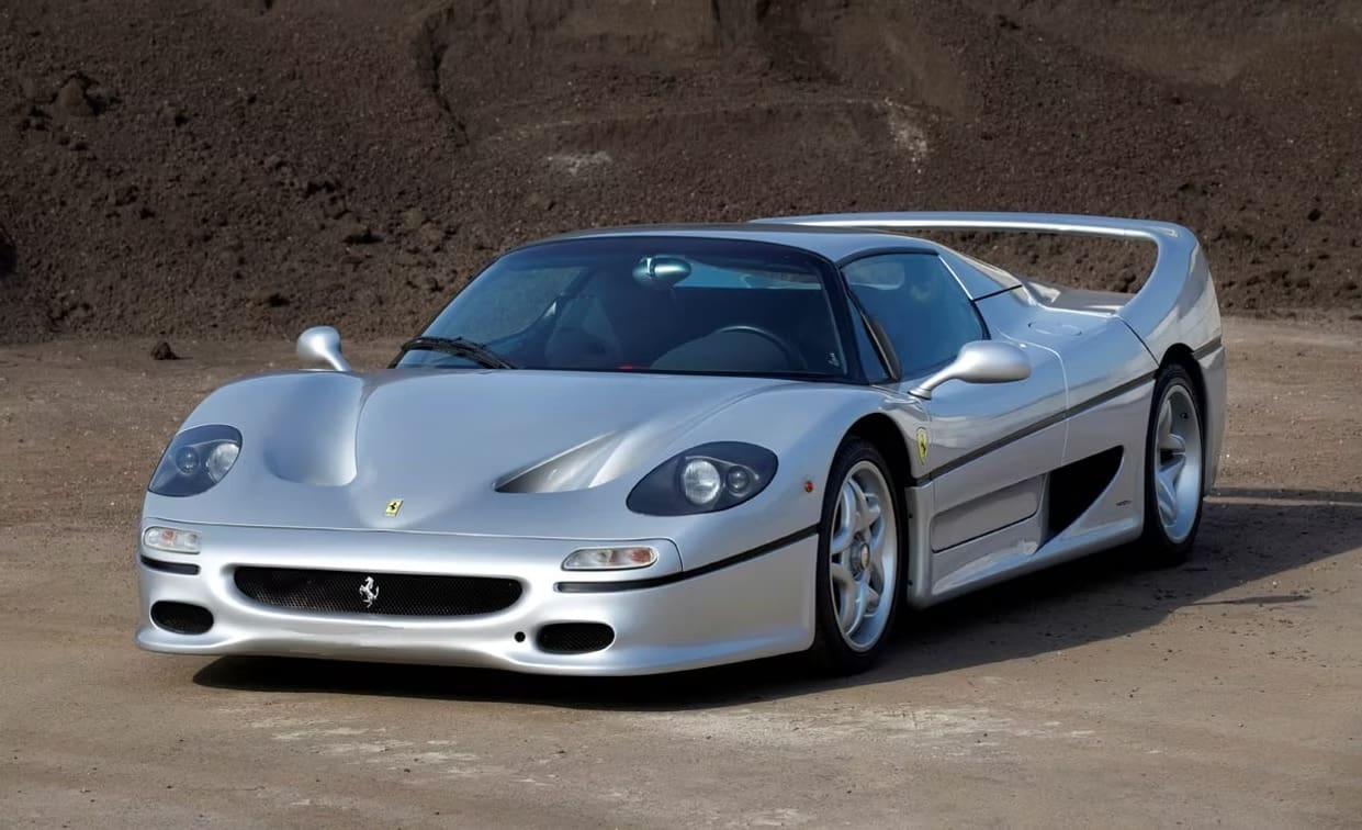 Gaston Andrey Motorsports rare Ferrari F-50 in Silver