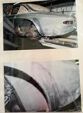 Unfinished car restoration project